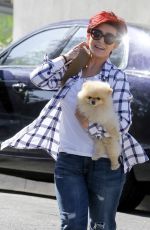 SHARON SOBOURNE at Il Piccolino in West Hollywood 04/27/2016