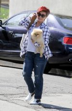 SHARON SOBOURNE at Il Piccolino in West Hollywood 04/27/2016