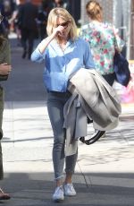 SIENNA MILLER Out and About in New York 04/19/2016