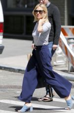 SIENNA MILLER Out in New York 04/21/2016