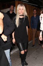 SOFIA RICHIE at Nice Guy in West Hollywood 04/10/2016