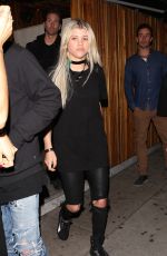 SOFIA RICHIE at Nice Guy in West Hollywood 04/10/2016