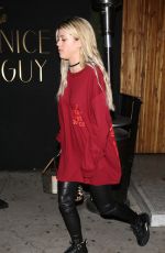 SOFIE RICHIE at Nice Guy in West Hollywood 04/27/2016