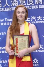 SOPHIE TURNER at 18th Huading Awards in Macau 03/31/2016