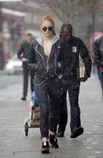 SOPHIE TURNER Out and About in London 04/25/2016