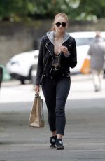 SOPHIE TURNER Out and About in London 04/25/2016