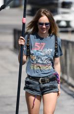 SUKI WATERHOUSE at Paddle Boarding Session in Marina Del Ray 04/06/2016