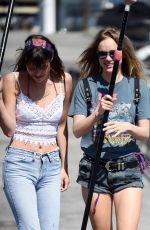 SUKI WATERHOUSE at Paddle Boarding Session in Marina Del Ray 04/06/2016