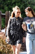SUKI WATERHOUSE at Zinque Restaurant in West Hollywood 04/01/2016
