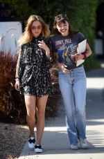 SUKI WATERHOUSE at Zinque Restaurant in West Hollywood 04/01/2016