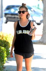 TALLULAH WILLIS in Shorts Leaves a Gym in West Hollywood 04/18/2016