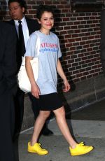 TATIANA MASLANY at "Late Show with Stephen Colbert