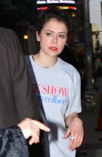 TATIANA MASLANY at "Late Show with Stephen Colbert