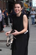 TATIANA MASLANY at "Late Show with Stephen Colbert