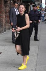 TATIANA MASLANY at "Late Show with Stephen Colbert