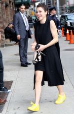 TATIANA MASLANY at "Late Show with Stephen Colbert