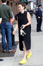 TATIANA MASLANY at "Late Show with Stephen Colbert
