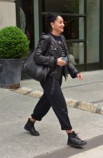 TRACEE ELLIS ROSS Leaves Her Hotel in New York 04/28/2016