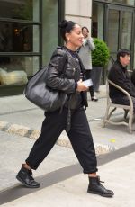 TRACEE ELLIS ROSS Leaves Her Hotel in New York 04/28/2016