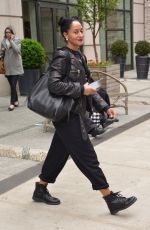 TRACEE ELLIS ROSS Leaves Her Hotel in New York 04/28/2016