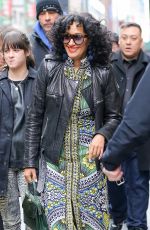 TRACEE ELLIS ROSS Leaves SiriusXM Studios in New York 03/15/2016