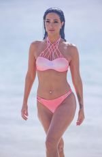 TULISA CONTOSTAVLOS in Pink Bikini at a Beach in Dubai 04/05/2016