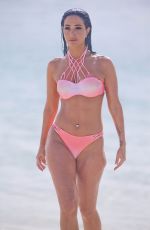 TULISA CONTOSTAVLOS in Pink Bikini at a Beach in Dubai 04/05/2016