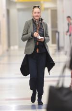 UMA THURMAN at JFK Airport in New York 04/28/2016