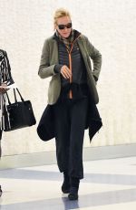 UMA THURMAN at JFK Airport in New York 04/28/2016