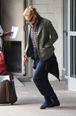 UMA THURMAN at JFK Airport in New York 04/28/2016