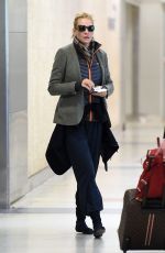 UMA THURMAN at JFK Airport in New York 04/28/2016