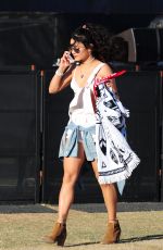 VANESSA and STELLA HUDGENS at Coachella Valley Music and Arts Festival, Day 2 04/16/2016