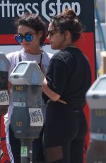 VANESSA and STELLA HUDGENS at Cryohealthcare in Los Angeles 04/12/2016