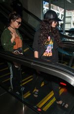 VANESSA and STELLA HUDGENS at LAX Airport in Los Angeles 04/10/2016
