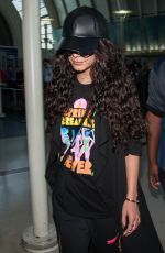 VANESSA and STELLA HUDGENS at LAX Airport in Los Angeles 04/10/2016