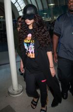 VANESSA and STELLA HUDGENS at LAX Airport in Los Angeles 04/10/2016