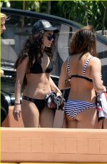 VANESSA and STELLA HUDGENS in Bikinis at a Boat in Miami 04/08/2016