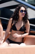 VANESSA and STELLA HUDGENS in Bikinis at a Boat in Miami 04/08/2016