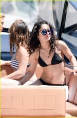 VANESSA and STELLA HUDGENS in Bikinis at a Boat in Miami 04/08/2016