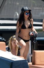 VANESSA and STELLA HUDGENS in Bikinis at a Boat in Miami 04/08/2016