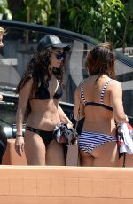 VANESSA and STELLA HUDGENS in Bikinis at a Boat in Miami 04/08/2016