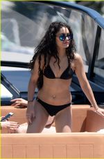 VANESSA and STELLA HUDGENS in Bikinis at a Boat in Miami 04/08/2016