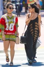 VANESSA and STELLA HUDGENS Out Shopping in Miami 04/09/2016