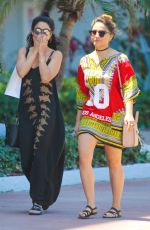 VANESSA and STELLA HUDGENS Out Shopping in Miami 04/09/2016