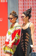VANESSA and STELLA HUDGENS Out Shopping in Miami 04/09/2016