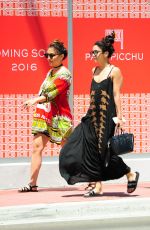 VANESSA and STELLA HUDGENS Out Shopping in Miami 04/09/2016