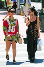 VANESSA and STELLA HUDGENS Out Shopping in Miami 04/09/2016