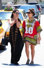 VANESSA and STELLA HUDGENS Out Shopping in Miami 04/09/2016