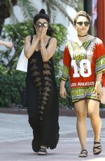 VANESSA and STELLA HUDGENS Out Shopping in Miami 04/09/2016