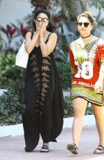 VANESSA and STELLA HUDGENS Out Shopping in Miami 04/09/2016